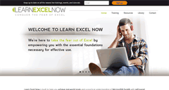 Desktop Screenshot of learnexcelnow.com